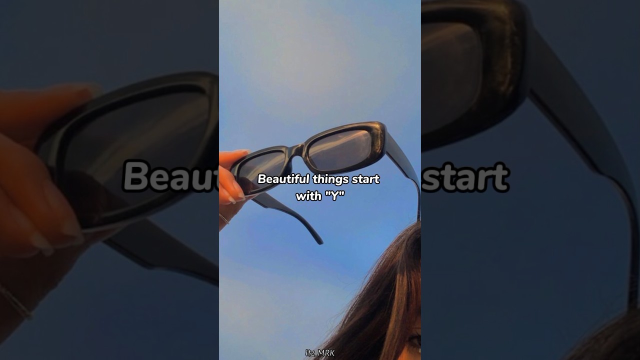 Beautiful things start with 