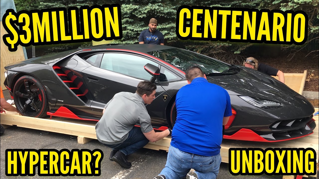 Unveiling Lamborghini Centenario LP770-4 Fully Exposed Carbon Fiber Unboxing