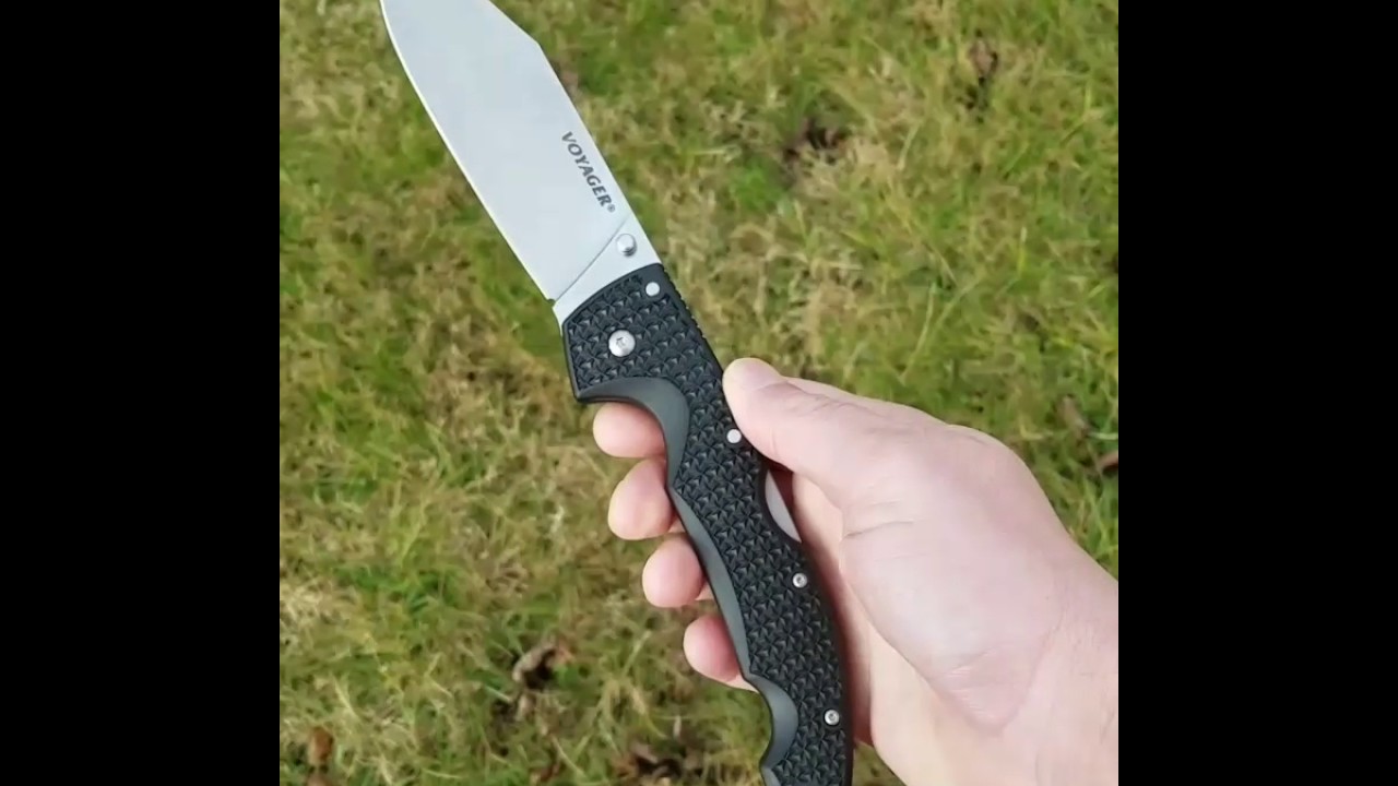 COLD STEEL XL VOYAGER KNIFE CLIP PT FOLDING STANDARD CTS-BD1 STEEL 29TXCC