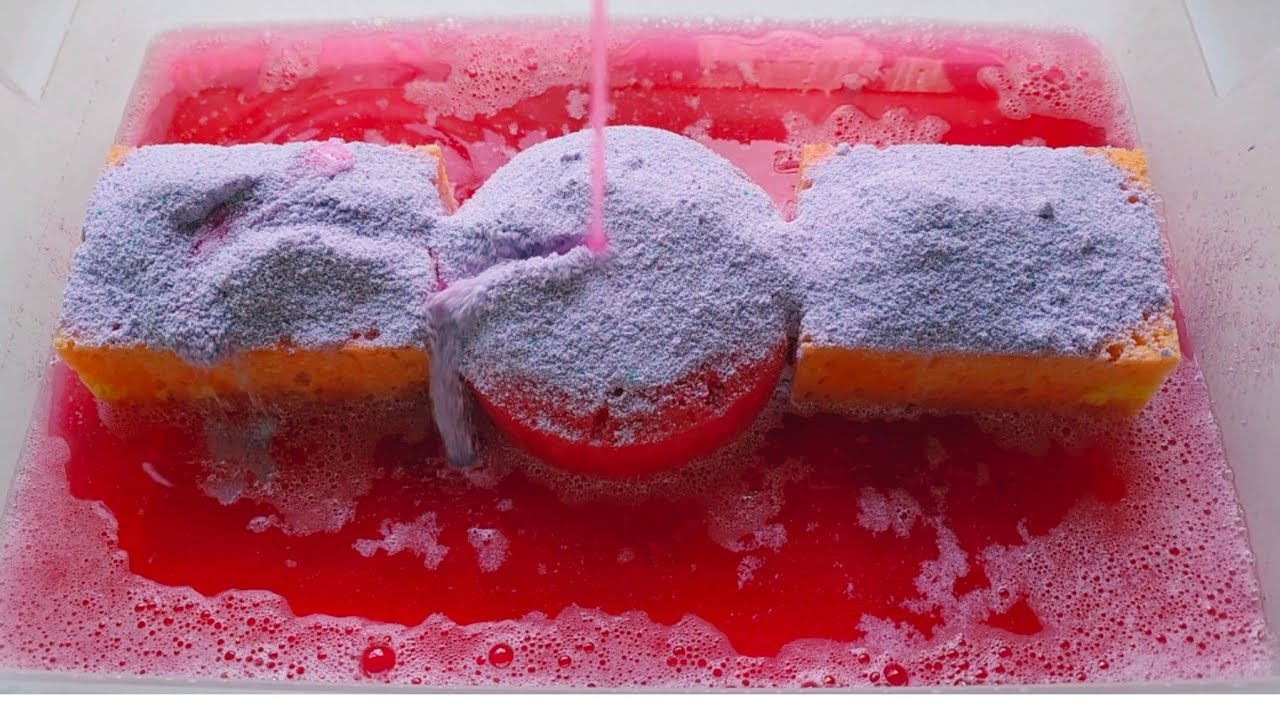 ASMR | Ariel Purple Powder Laundry Combo With Pink Fabuloso+ Hot Pink Dishsoap #Barbie