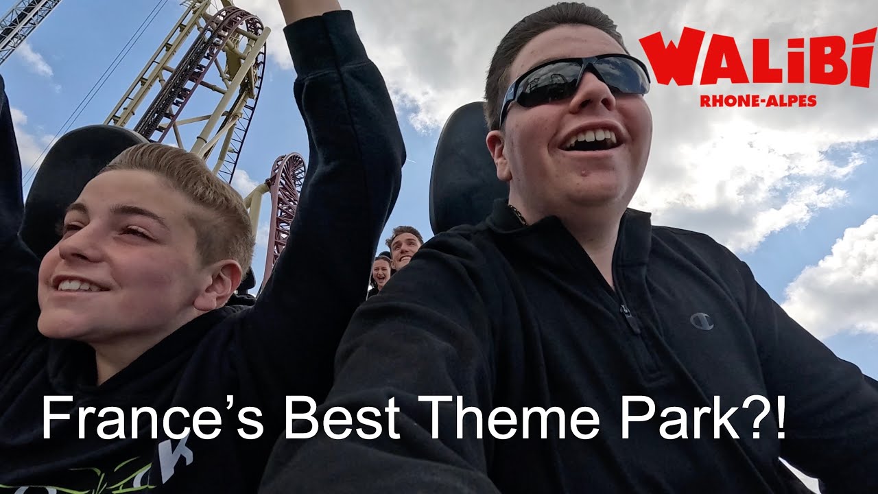 France's BEST Theme Park?! Walibi Rhône-Alpes Vlog! CrazycoasterPOVs