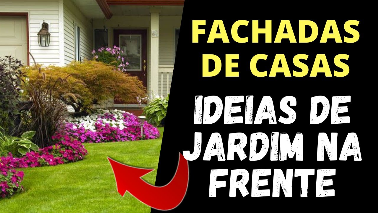 FACHADAS de CASAS Com JARDINS Na FRENTE (58 Ideias INCRÍVEIS)