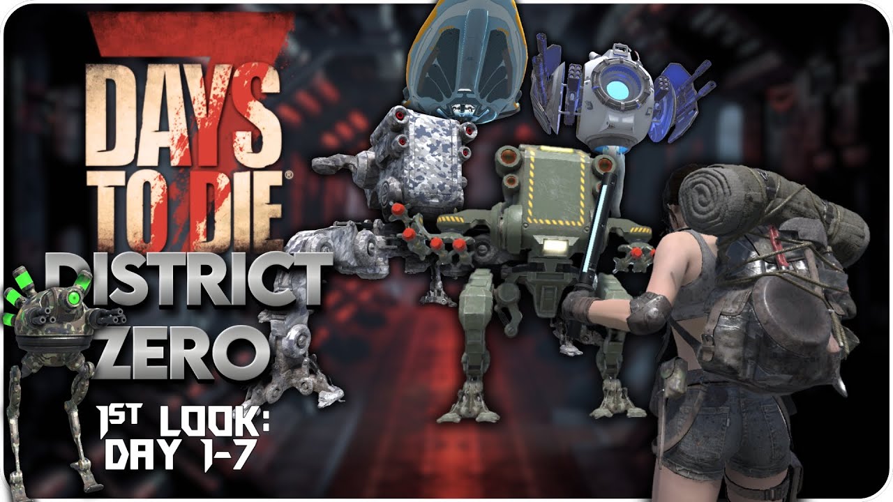 Can we survive in an apocalyptic world overrun by zombies and robots?! | District Zero Mod