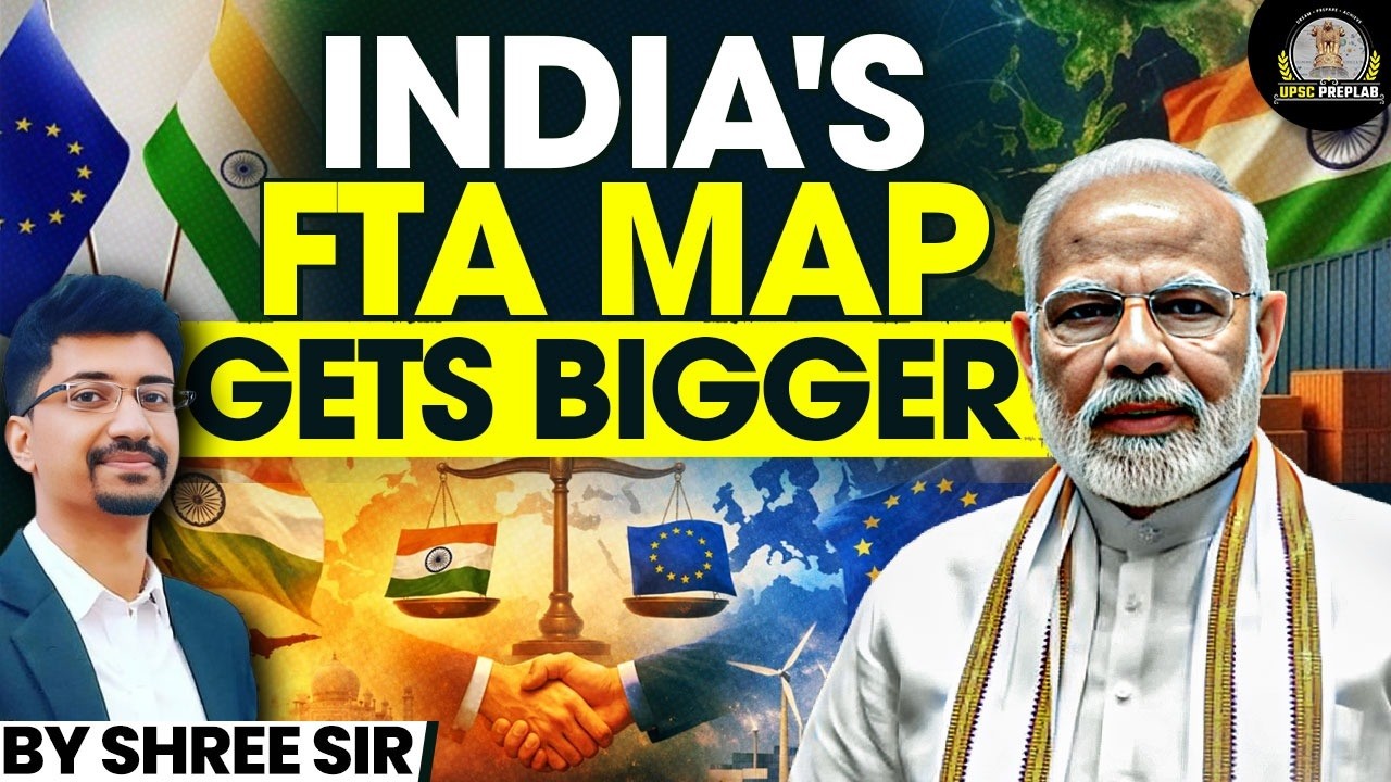 India&ndash;New Zealand FTA 2026: Big Trade Boost! | India Expands Global Trade Map | UPSC Preplab