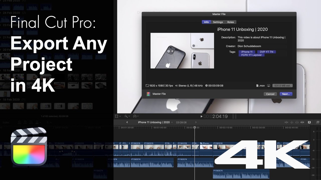 Final Cut Pro: Export Any Project in 4K (+Best Export Options)