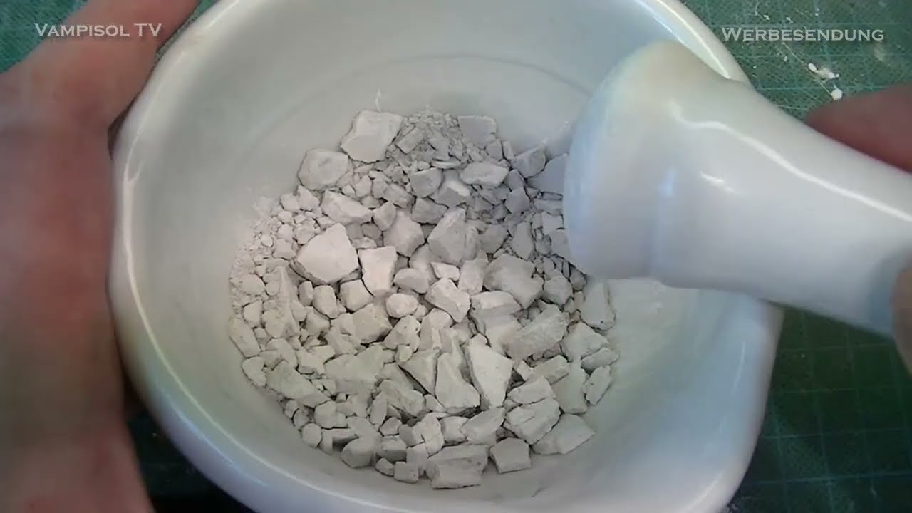 Selbstgemachtes Streumaterial - Modellschutt