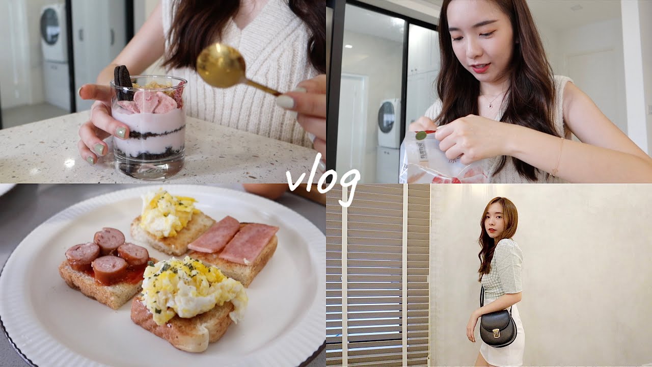 vlog｜精致早餐 优格甜点 + 近期入手Beara Beara包包开箱❤️  ｜StephyYiwen