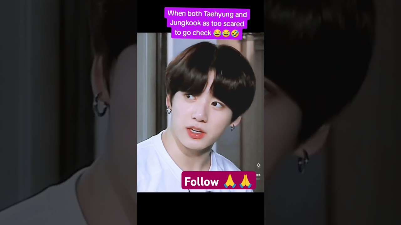 KimTaehyung and Jungkook being scared of ghosts 👻 