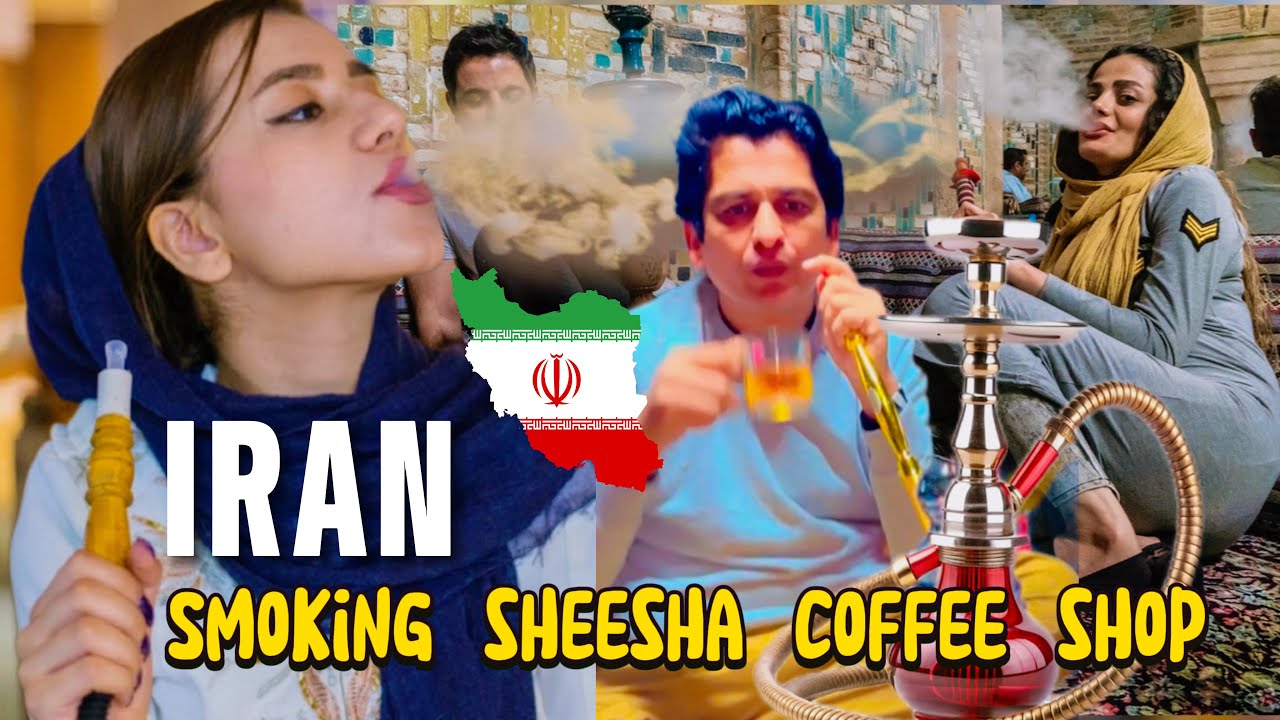 Smoking sheesha coffee shop in Mashhad, Iran || Here Shisha Smoking GirlsEverywhere || iran vlog