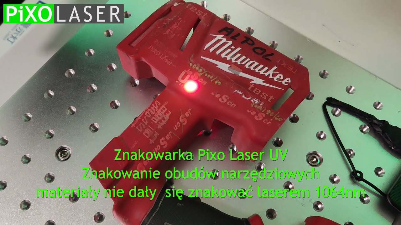 Znakowanie tworzyw -  trudnoznakowalnych. Znakowarka PiXO Laser UV 355nm