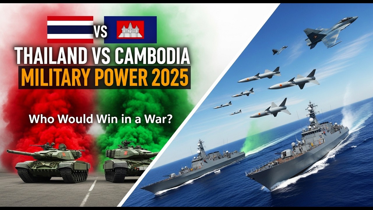 Thailand vs Cambodia Military Comparison 2025 / Cambodia vs Thailand Military Comparison 2025.