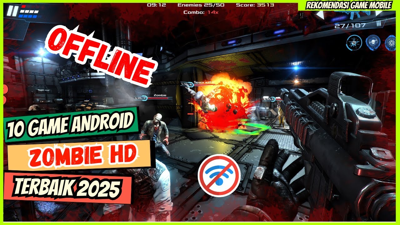 10 Game Android Zombie Offline Terbaik 2025 | Grafik HD