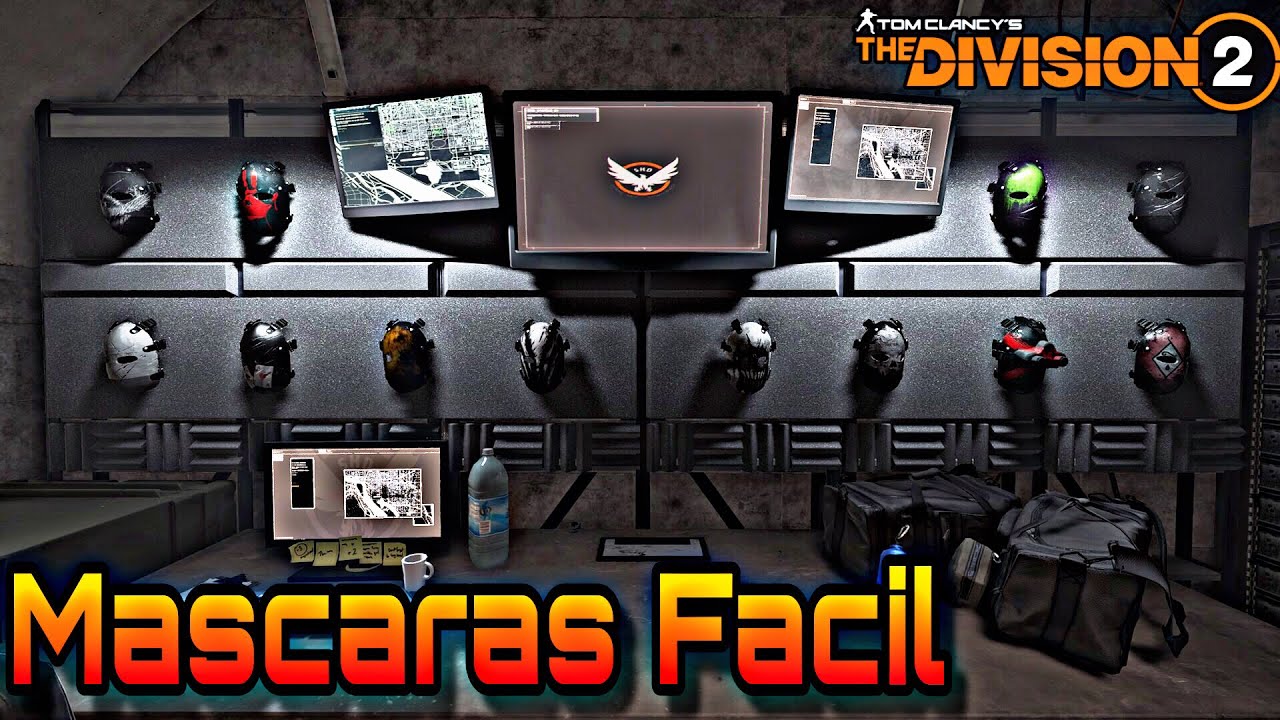 12 MASCARAS FACIL - THE DIVISION 2