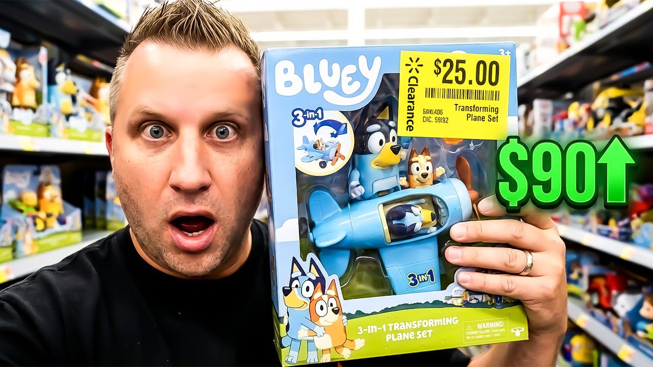 Walmart Clearance HUNT 2026: Bluey Toys + Funko Pops I Scanned for INSANE Amazon FBA Profits!