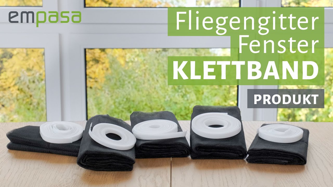 Fliegengitter Fenster mit Klettband (ohne Bohren) - Schluss mit Insekten im Haus | insektenstop.net