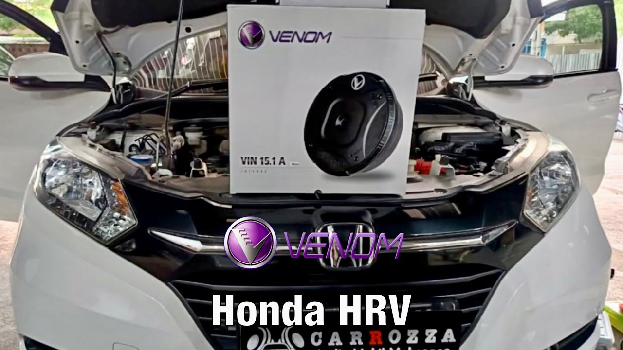 Venom Pandora 3.6 with Venom Inferno Subwoofer Ban Serep Auto Merdu Audio Honda HRV Semakin Sempurna