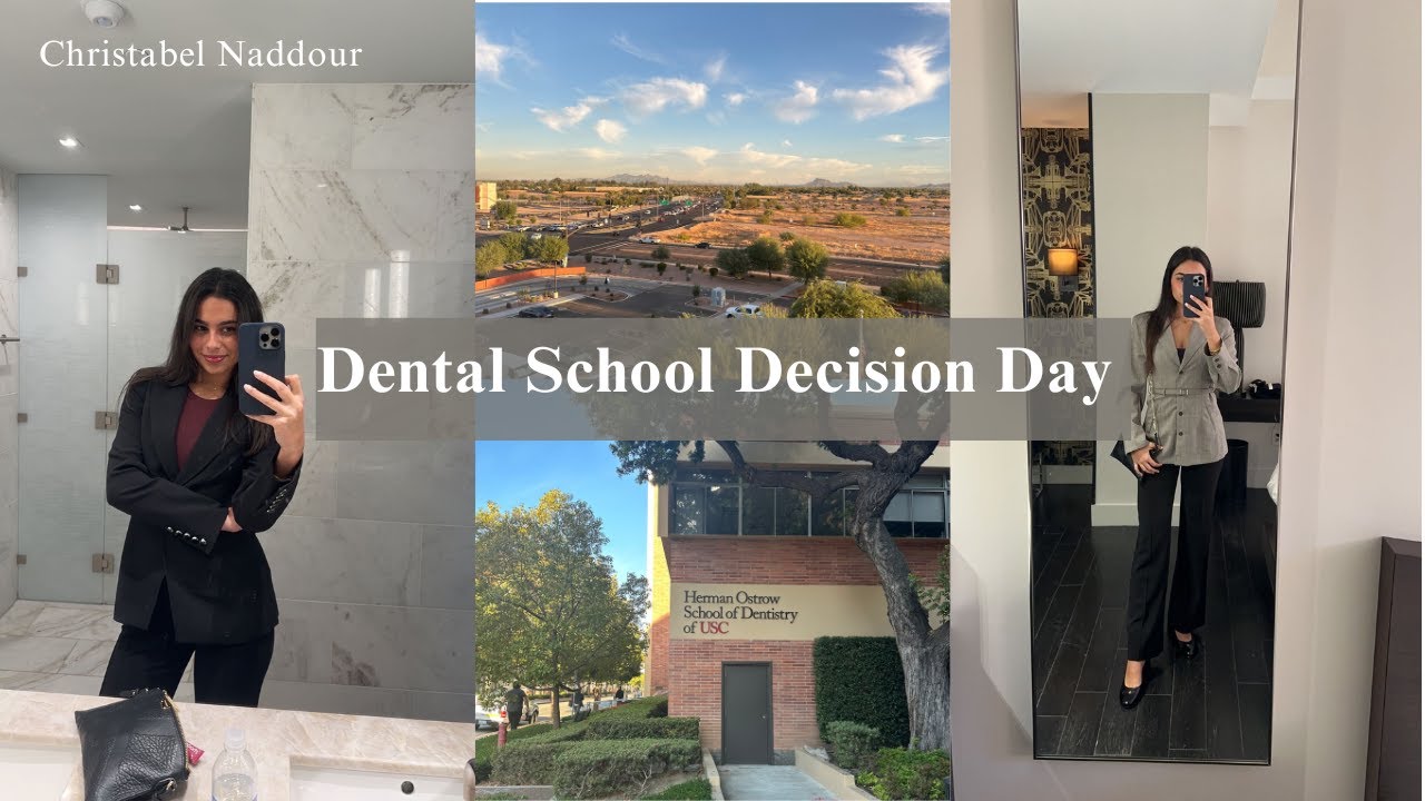 Dental School Decision Day Vlog! 2024-2025 Cycle