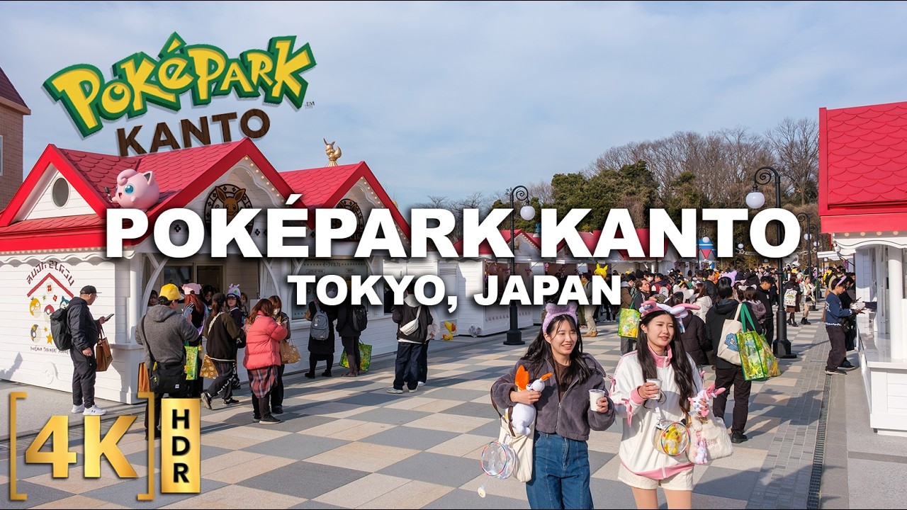 Grand Opening of the World's First Pokémon Theme Park - POKEPARK KANTO! | Full Walking Tour | Japan