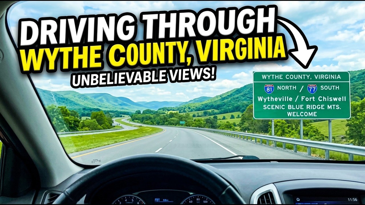 Driving through Wythe County, Virginia