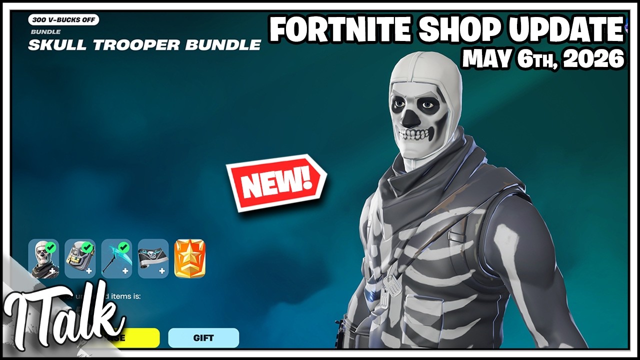 В магазине Fortnite появились *НОВИНКА*: НЕВЫПУЩЕННАЯ ОБВЯЗКА, SKULL TROOPER, НАБОР ИЗ ШКАФЧИКА И...