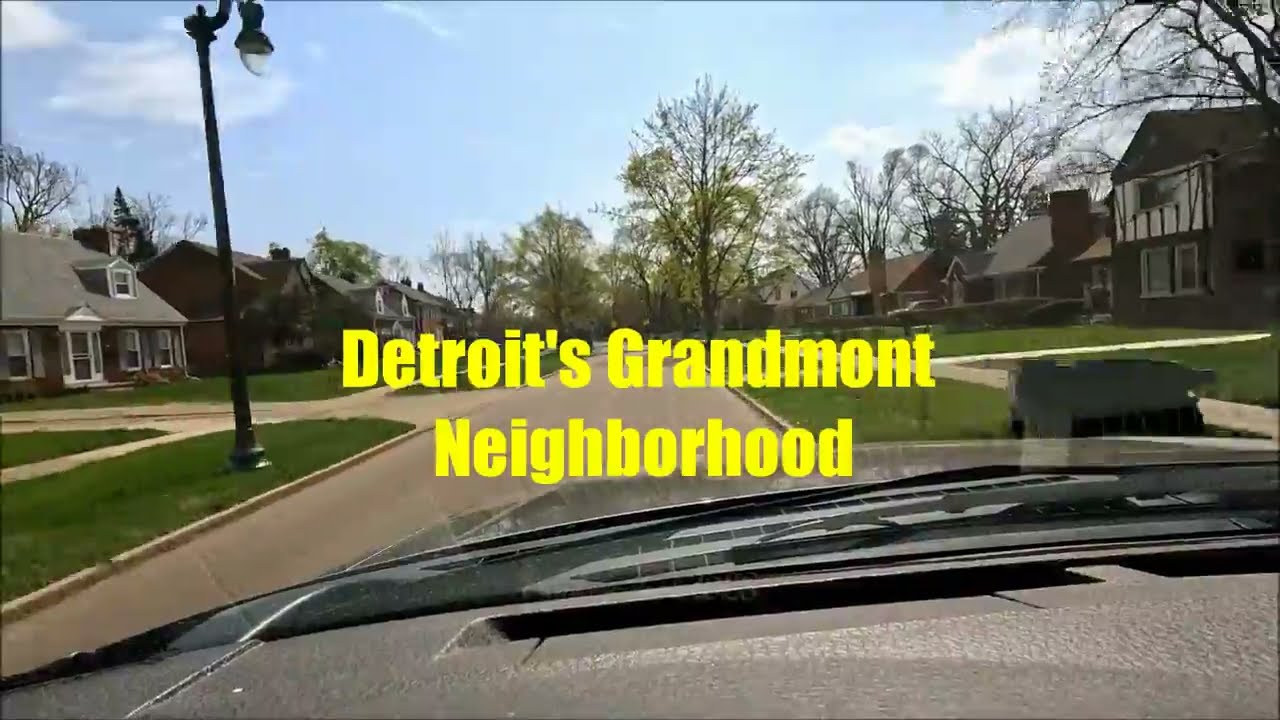 Driving Detroit's Grandmont Neighborhood In April, 2025.