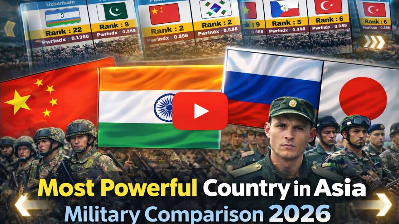 Most Powerful Country in Asia 2026 | Asian Military Comparison | @Top_World_0 