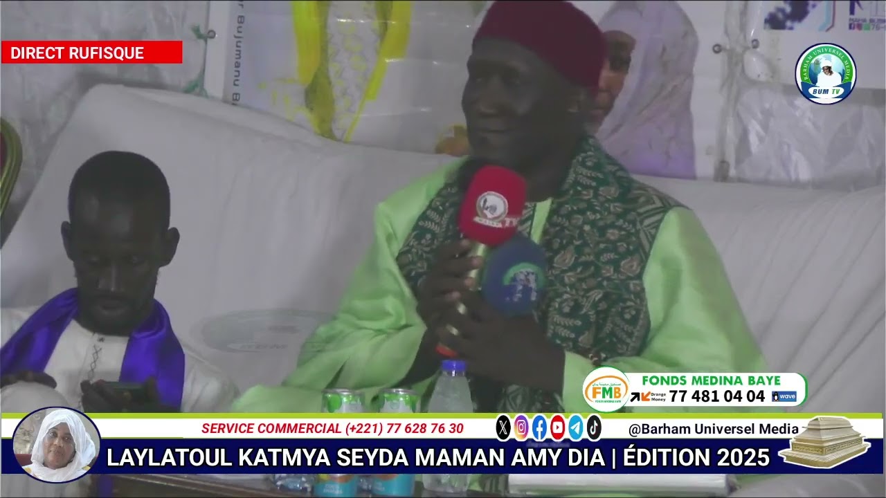 Dakar,Laylatoul katmya Seyda Amy Dia édition 2025 | Conférence Cheikh Cheikh Aboubacar Ba at Tidiani