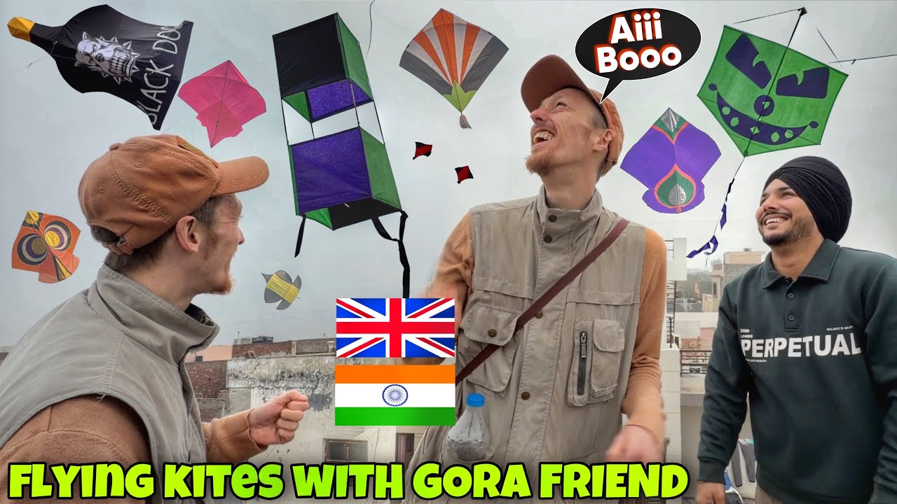 FLYING KITES W/ GORA FRIENDS 🇬🇧 Aiii BOOO | MOST EXPENSIVE KITES