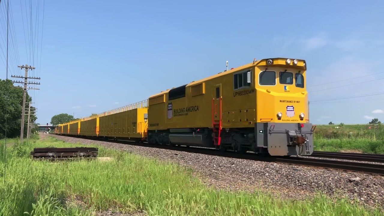 NEW Union Pacific Weed Sprayer Train in Kansas