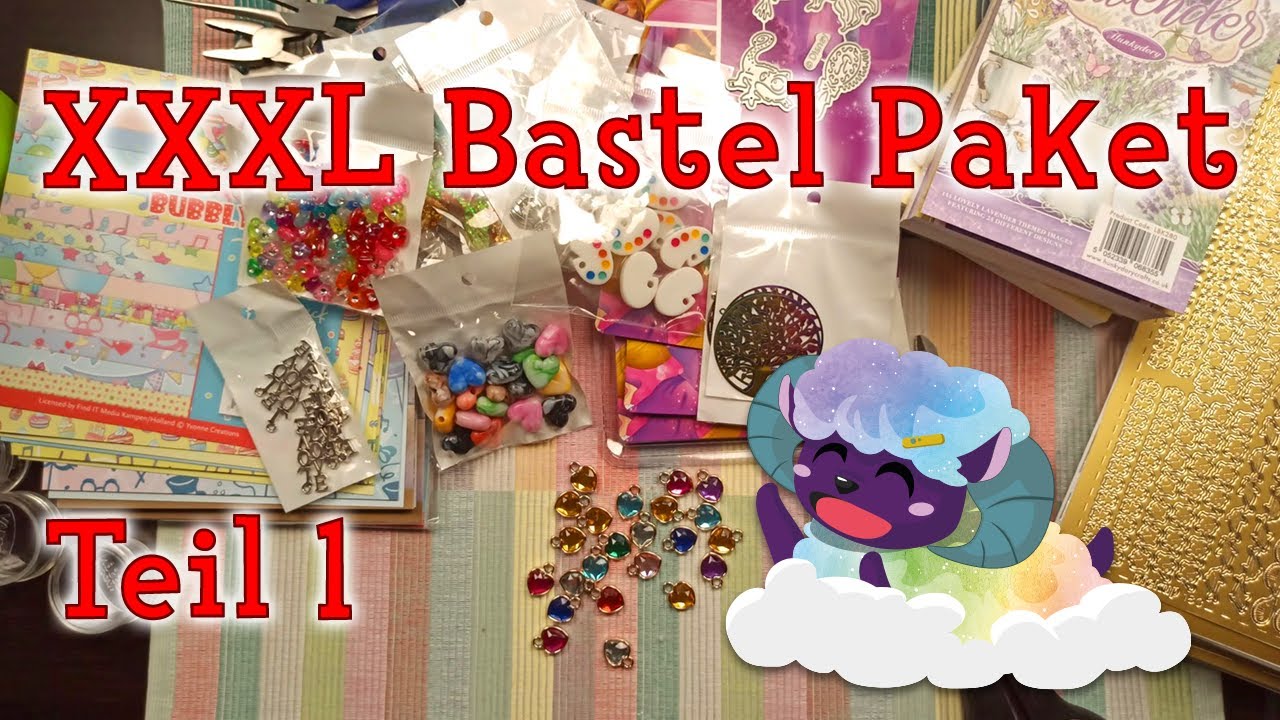 XXXL Paket mit Bastelmaterial (Teil 1)