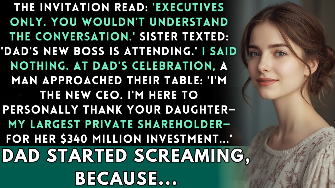 My Dad's Promotion Celebration Said 