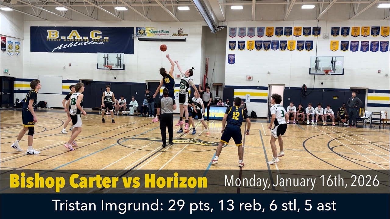 January 12, 2026 (FULL GAME) - Bishop Carter vs Horizon (Regular Season Game)