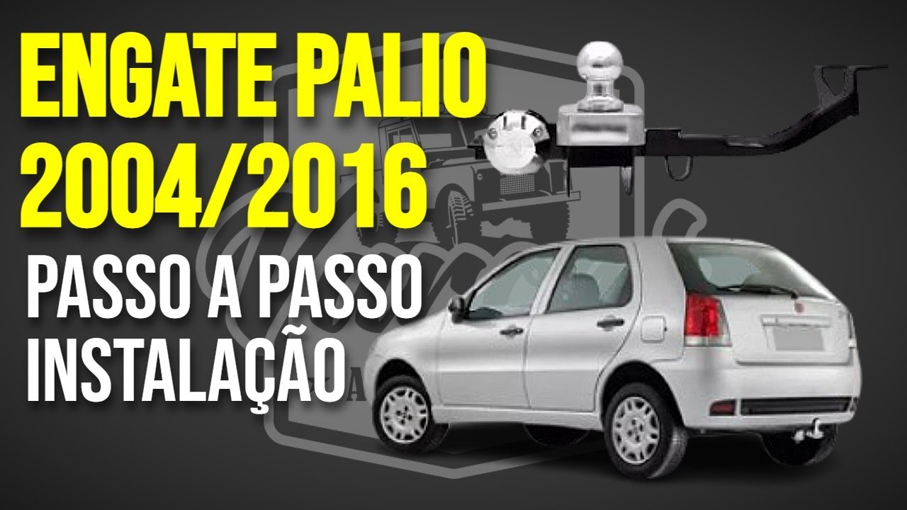 COMO INSTALAR ENGATE REBOQUE PALIO