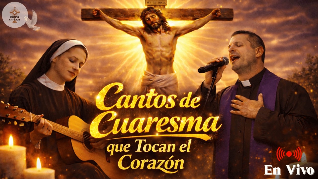 🎵Cantos de Cuaresma que Tocan el Corazón🙏 Música Católica para Orar, Convertirse y Volver a Dios