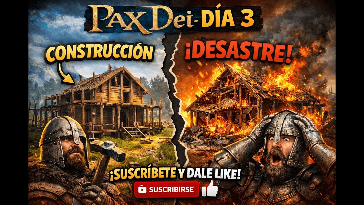 PAX DEI DÍA 3 | ¿Construcción… o DESASTRE total? 🏰🔥