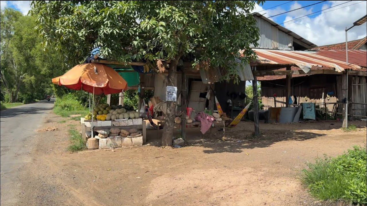 ភូមិមាន់ហើរ ខេត្តកំពង់ចាម /Moan Heur Village in Kampong Cham Province, Cambodia