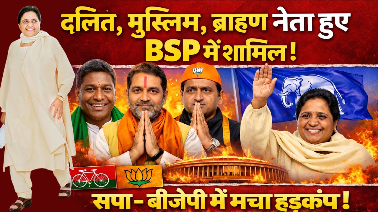 दलित मुस्ल्मि, ब्राह्मण, नेता हुए BSP में शामिल सपा बीजेपी में मचा हड़कंप, फिरोज आफताब, दीपक तिवारी