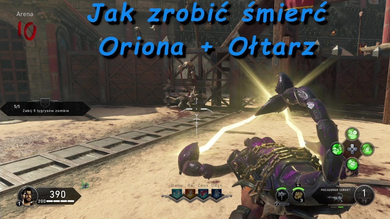 Call of Duty Black Ops 4 Tryb Zombi Easter egg IX - Jak zrobić śmierć Oriona + ołtarz 