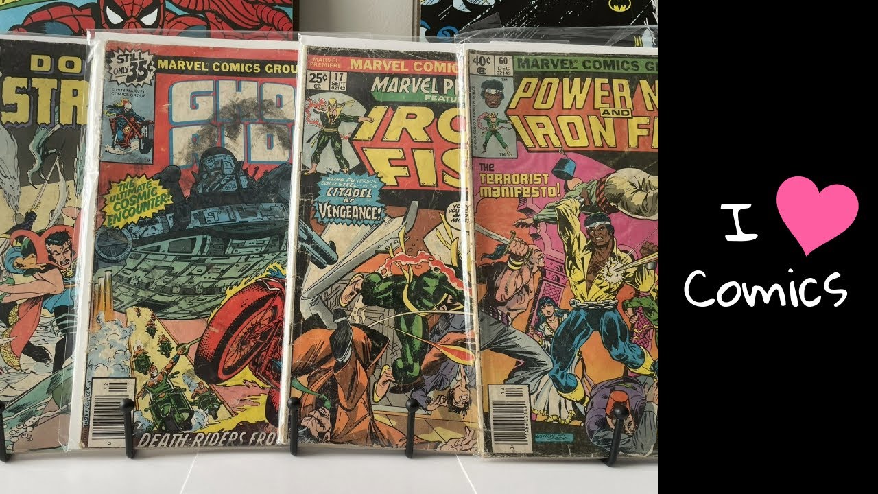 My Almost Coverless Comics - Marvel Collection - ft. Dr Strange, Ghost Rider, PowerMan and IronFist