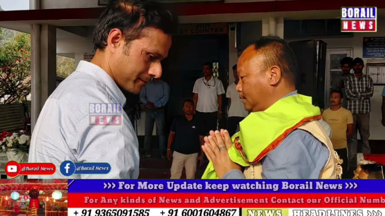 CEM of Dima Hasao Autonomous Council Debolal Gorlosa flags off the Kanchanjungha Express from Mahur.