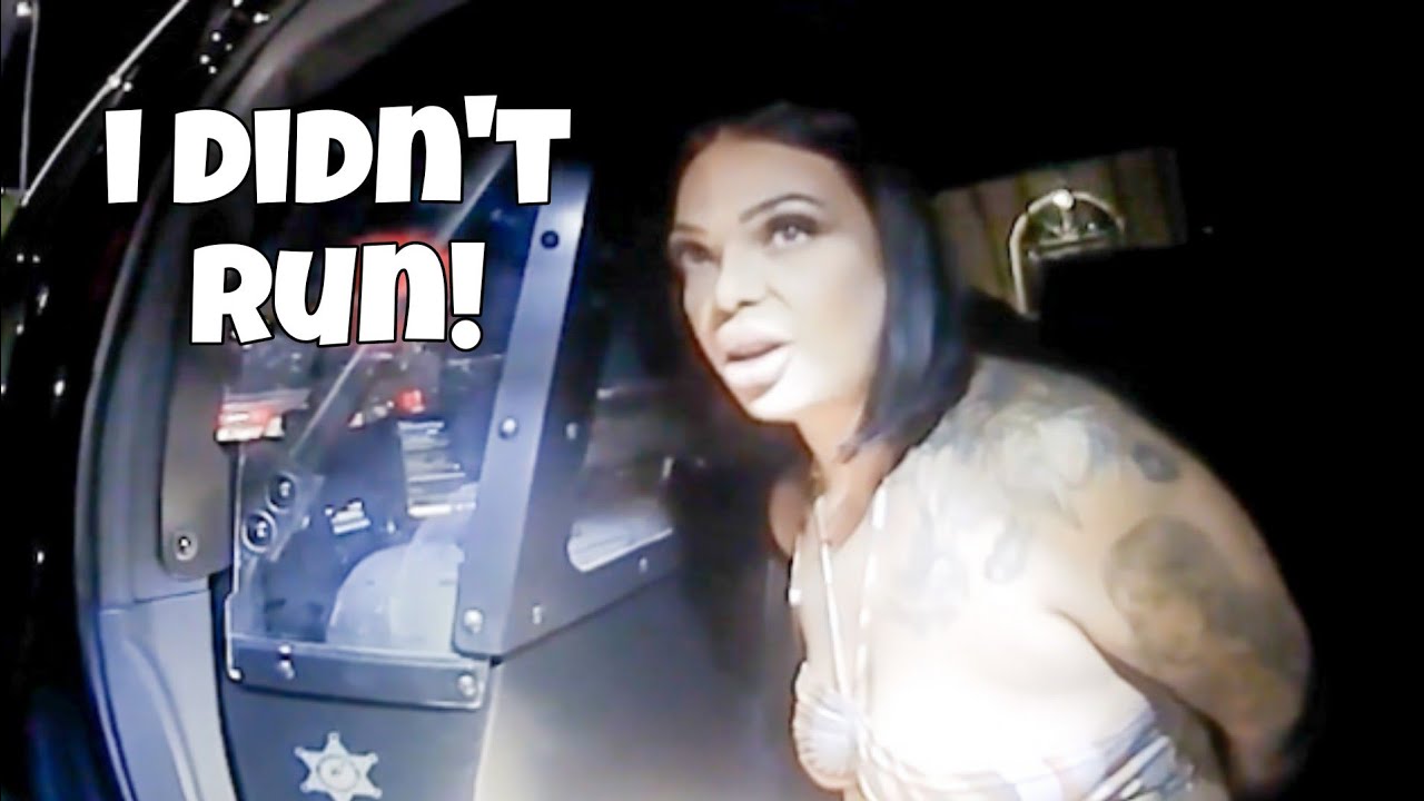 So Who Was Driving?!?! Woman Flees but Claims She Didn't