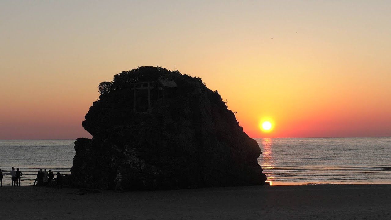 稻佐海滨的夕阳