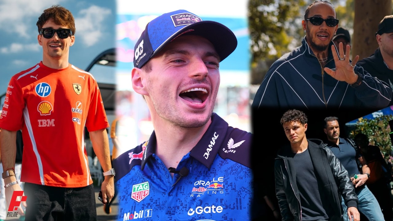 Max Verstappen, Charles Leclerc & F1 Stars Arrive in Style at Australian GP Paddock 🇦🇺 | BTS