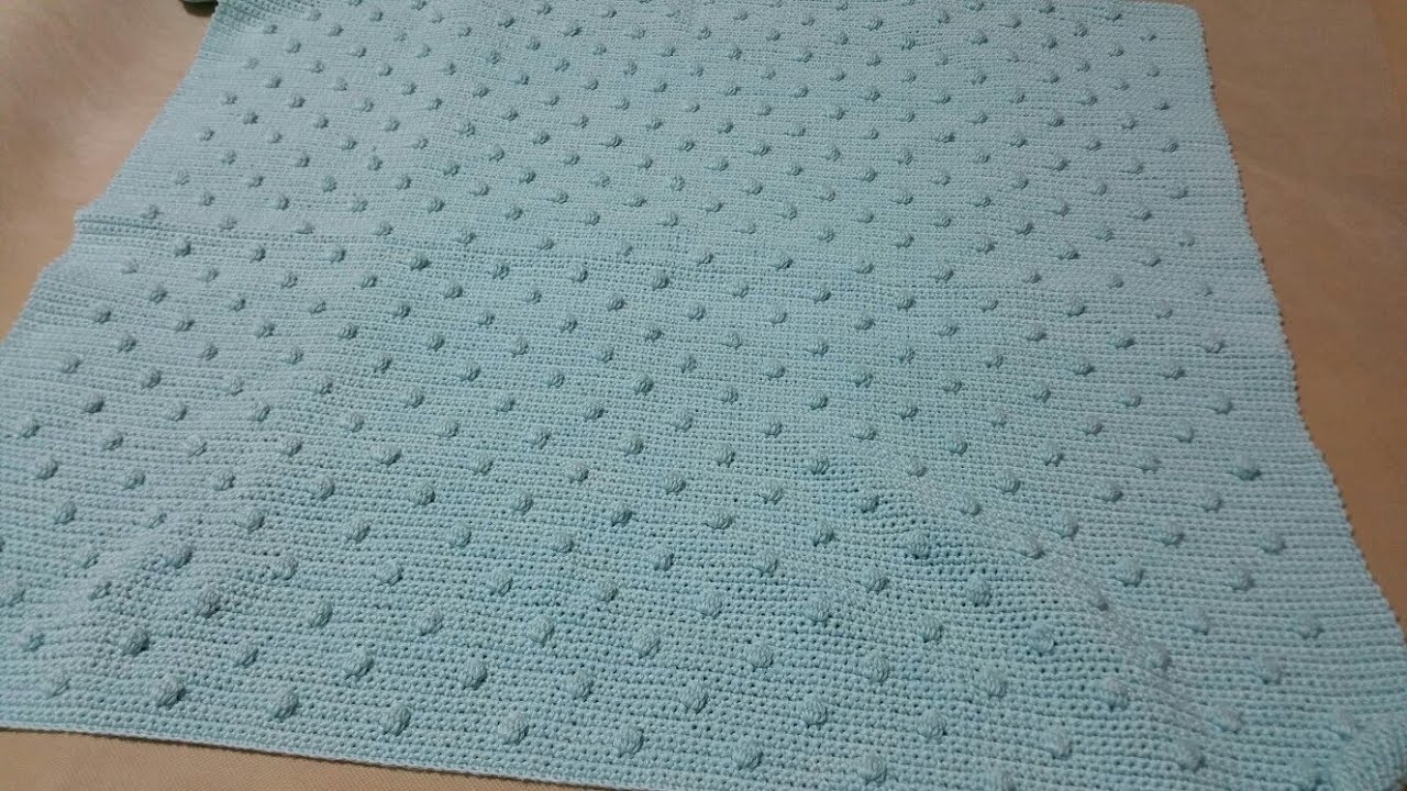 Copertina neonato uncinetto/crochet baby cover/cubierta de bebé de ganchillo/Gehäkelte Babydecke