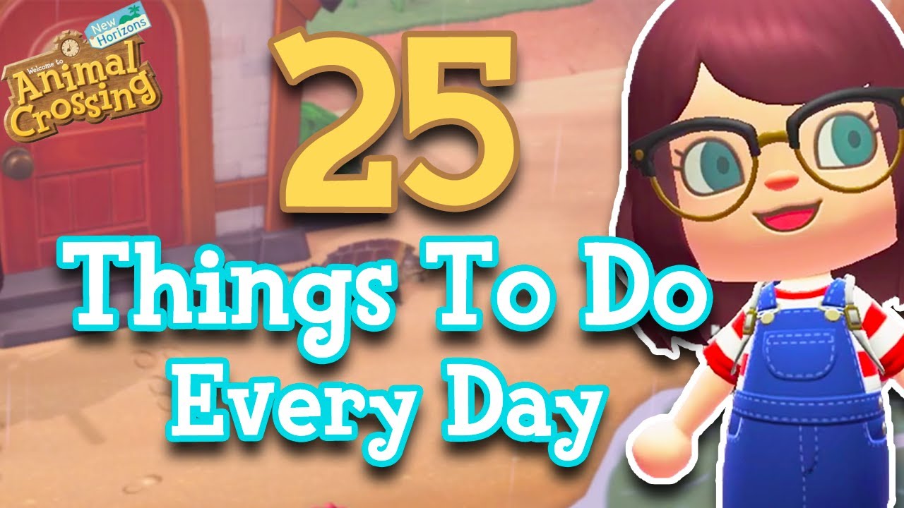 25 дел на каждый день в Animal Crossing: New Horizons | Мой распорядок дня