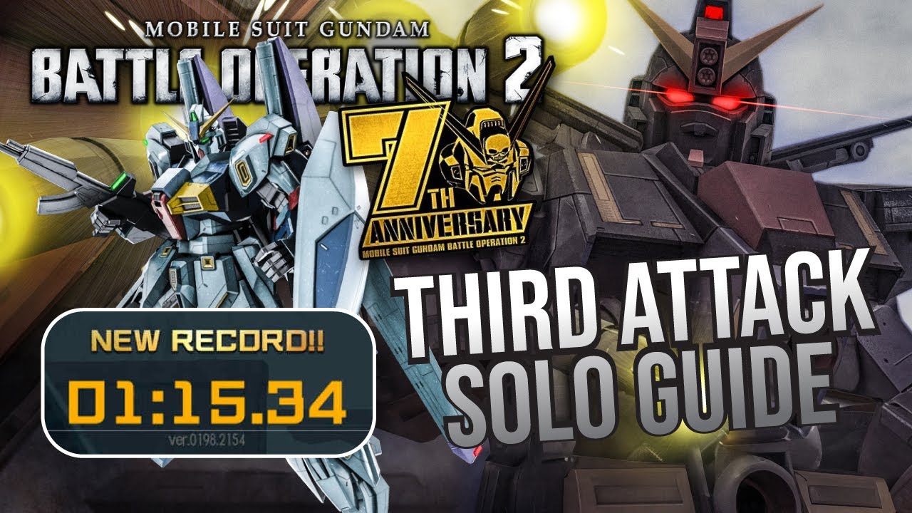 Mobile Suit Gundam Battle Operation 2 | Third Attack Solo Guide! Beat the Psycho Gundam!