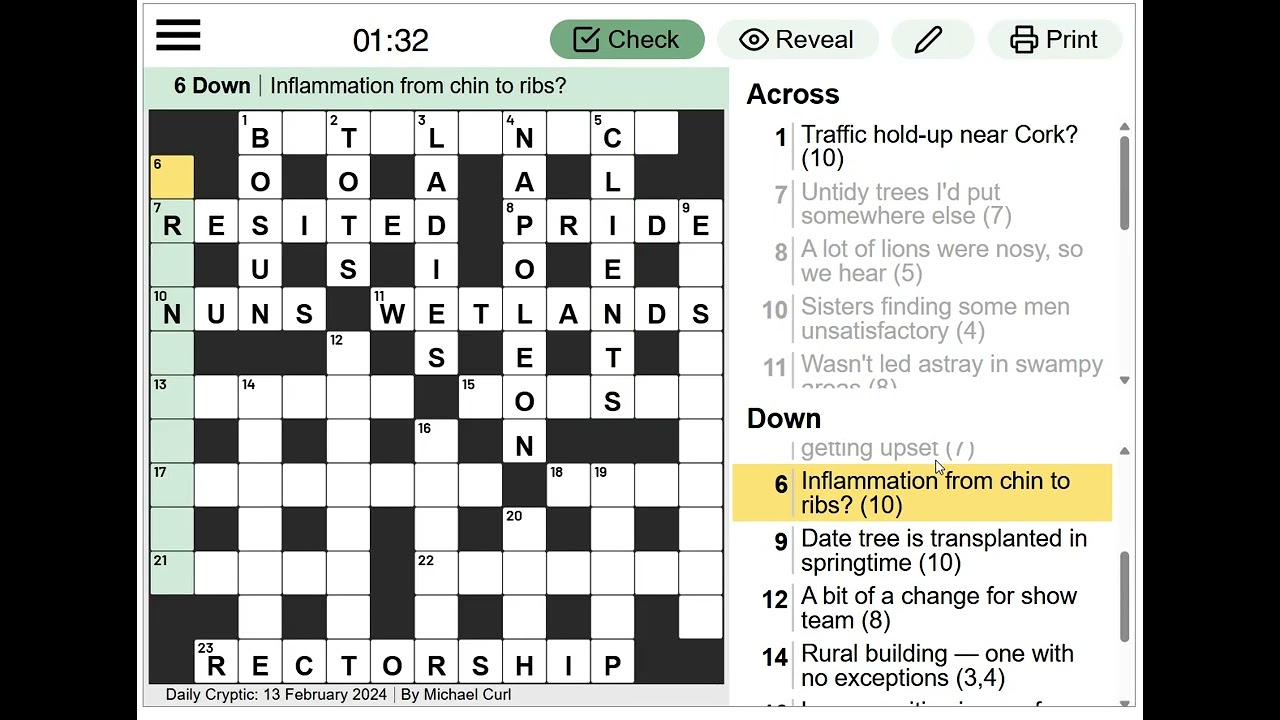 Daily Cryptic Crossword (bestforpuzzles.com) - 13 February, 2026