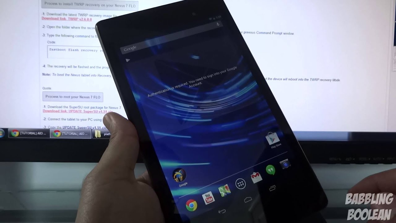 Nexus 7 2013 Root + Unlock Bootloader + Custom Recovery