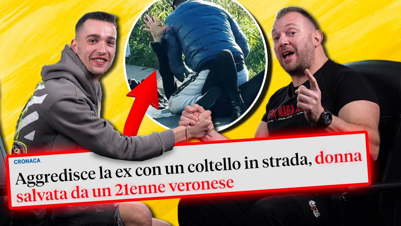 SALVA LA VITA AD UNA DONNA AGGREDITA DALL'EX CON UN COLTELLO - Intervista ad Alen Halilovic