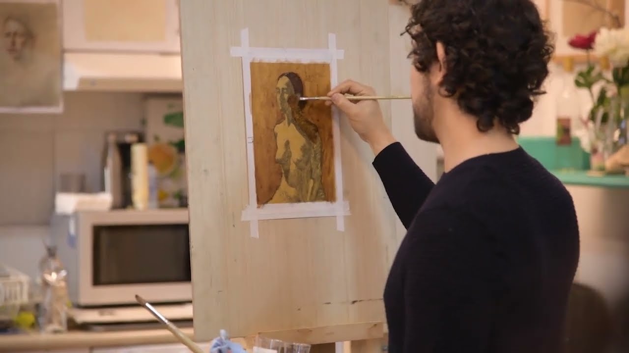 Ken Goshen en Atelier Mesones (Día 2-1): underpainting, valores y diseño